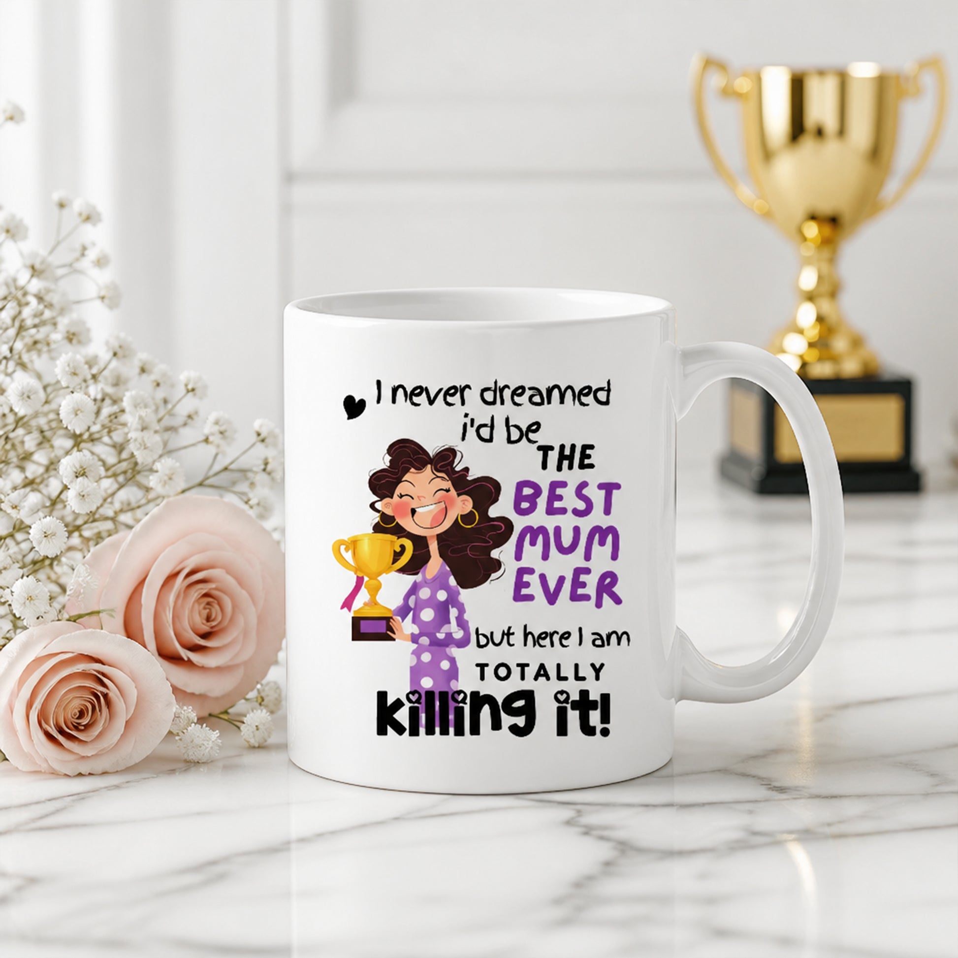 Mother’s Day mum gift mug UK ceramic coffee cup ideal for birthday or thank you present for her