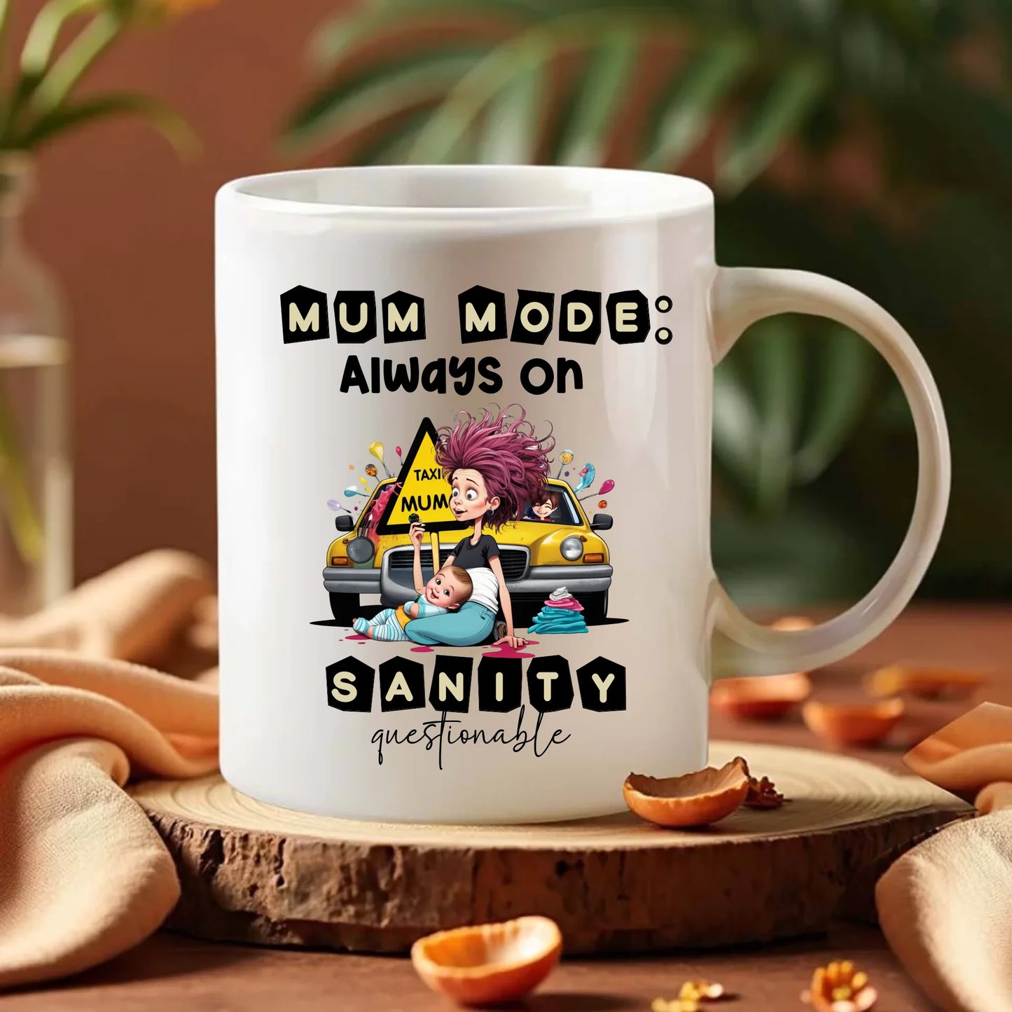 quirky mum mug with quote