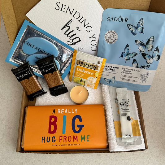 Thinking of you grandma gift box with comforting self care items
