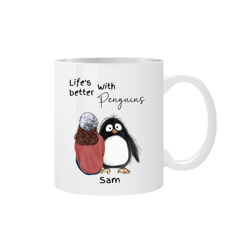 Penguin gift mug