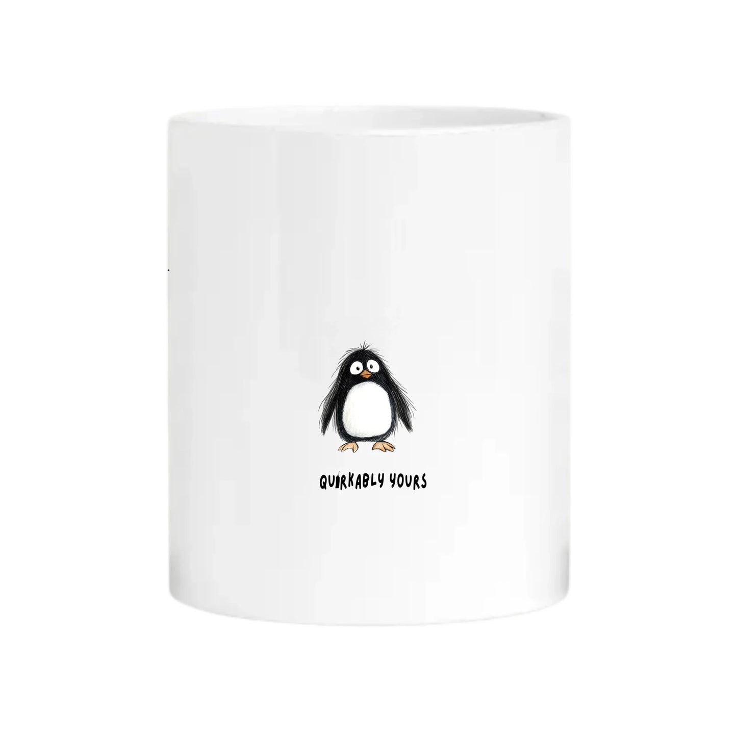 Personalised coffee mug – quirky penguin gift for animal lovers