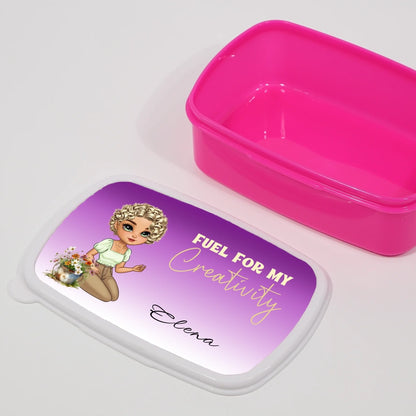 Custom cartoon character lunch box adult female