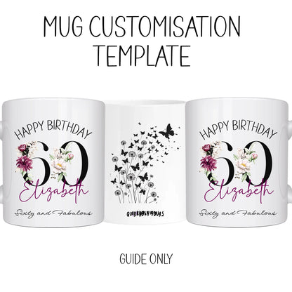 Mug Customisation template personalised-age-mug