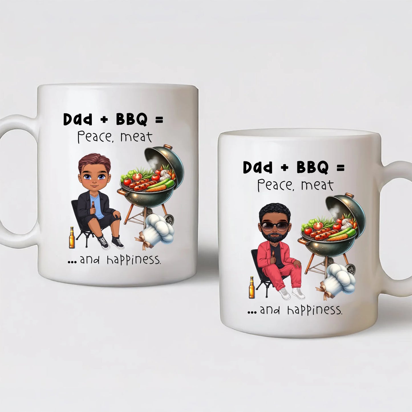 Personalised BBQ Dad Mug
