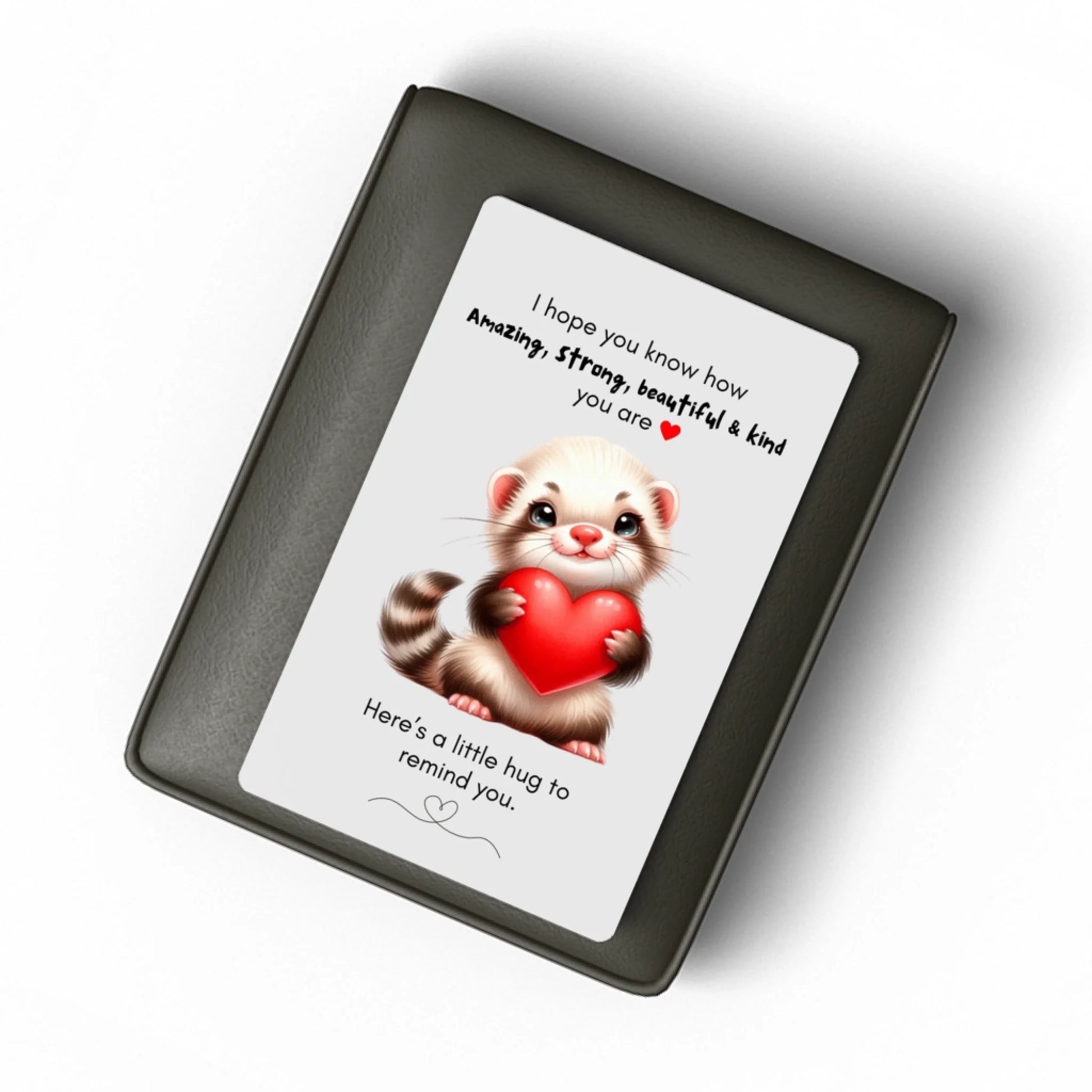Little hug Cute character hug wallet keepsake UK