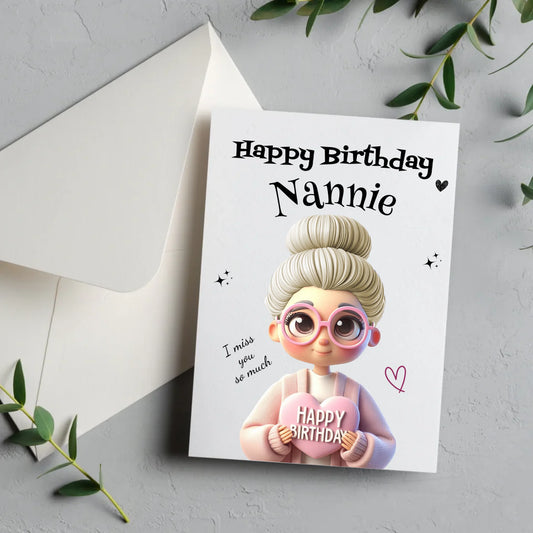 personalised birthday card for her