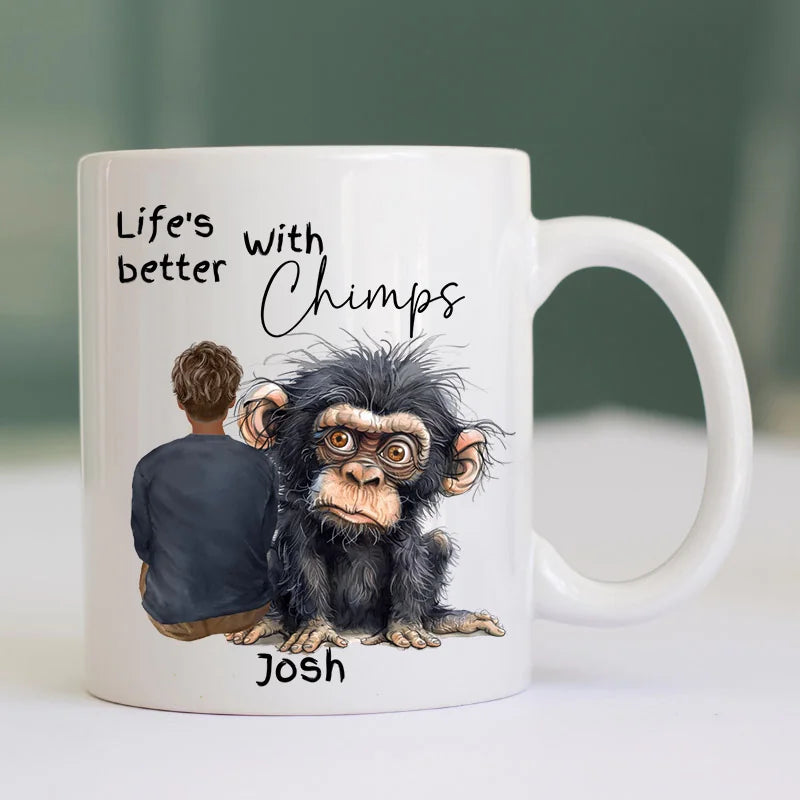 Life’s Better with Chimps mug