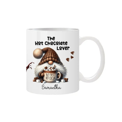 Mug for hot chocolate lovers with custom name