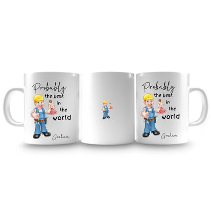 Fun plumber gift mug
