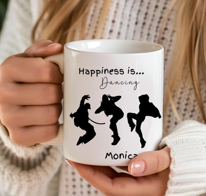 custom dancer silhouette mug