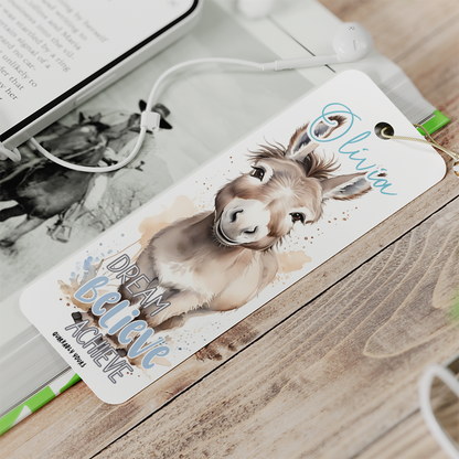 aluminium donkey bookmark gift for book lovers