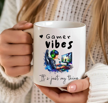 Video game coffee cup