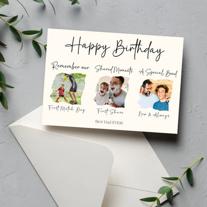 Personalised photo greeting card UK