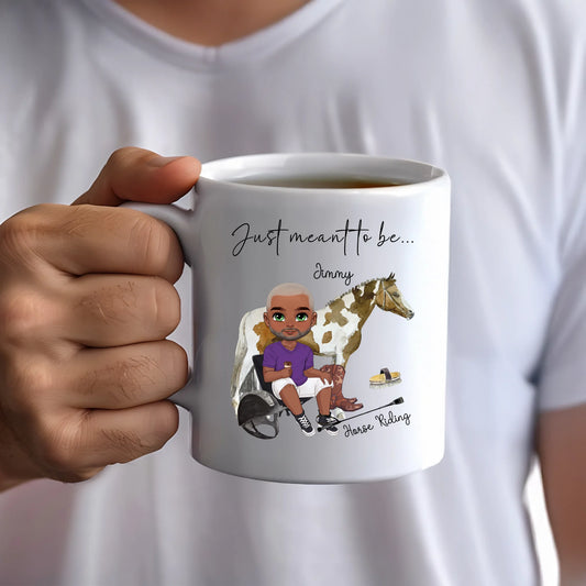 Personalised horse riding mug UK