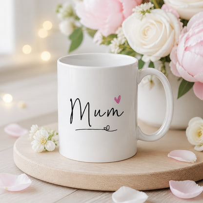 Personalised mum mug for pamper hamper gift box UK with custom name and ceramic design for daily use