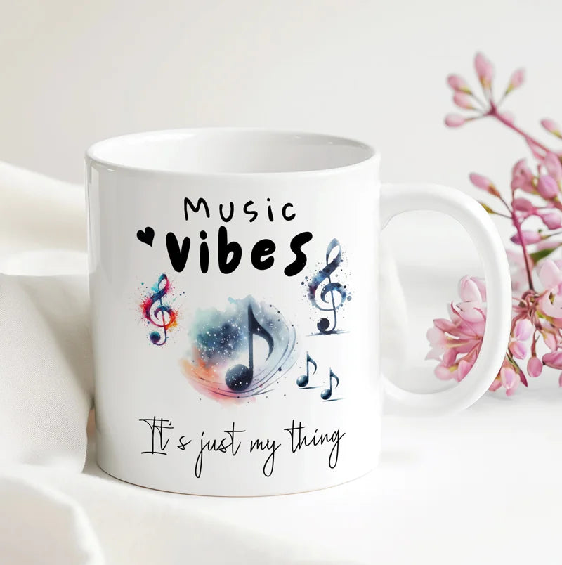 Music Vibes Custom Mug