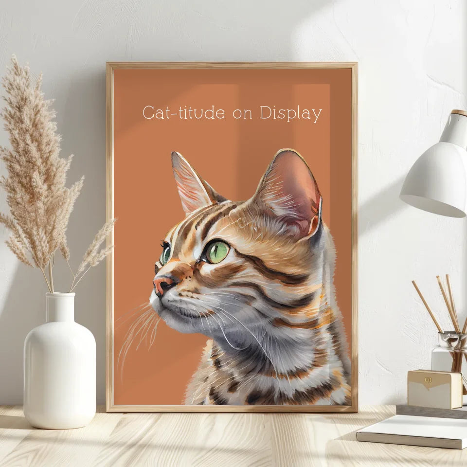 Customisable cat artwork