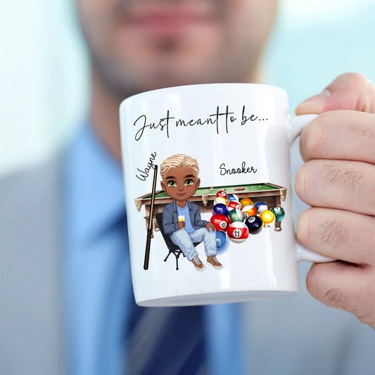 Personalised snooker mug
