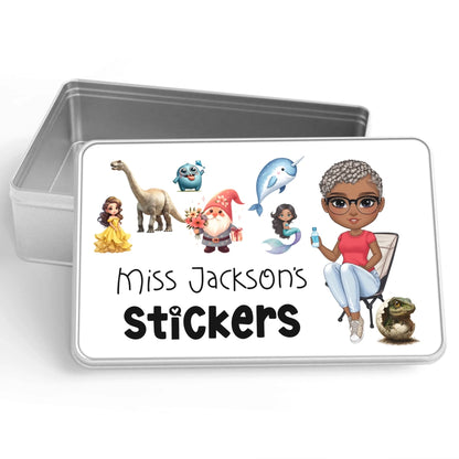 Fun and quirky metal tin gift for teachers and mums