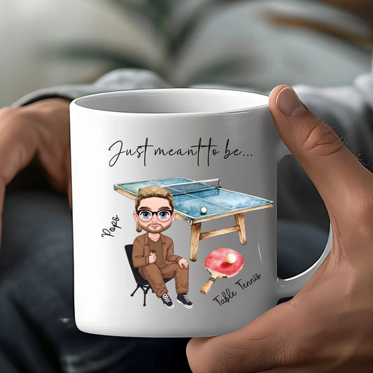 personalised table tennis mug for dad