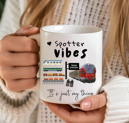 Custom Trainspotter Mug