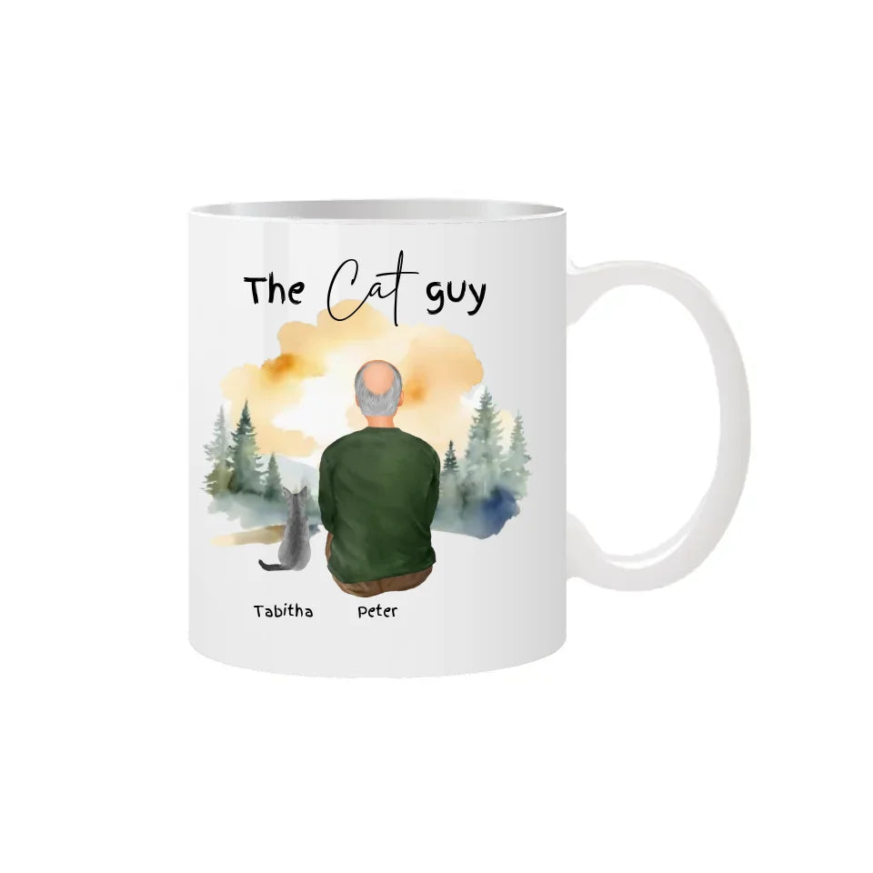 personalised mug for cat lovers with custom designs