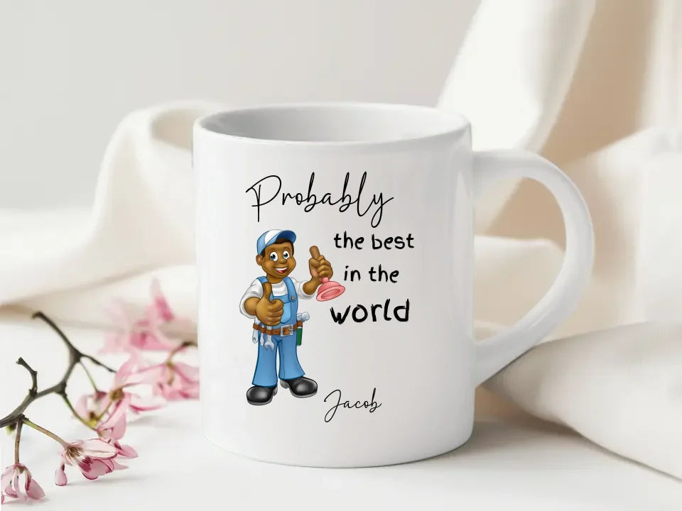 Personalised tradesman tea mug