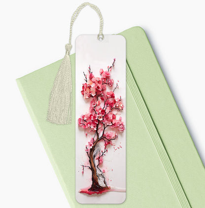 Blossom into Reading: The Enchanting 3D Floral Tree Bookmark