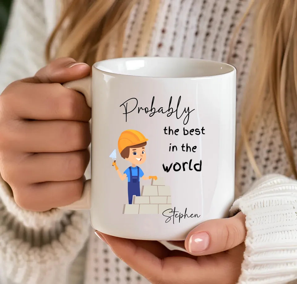 Custom mug for bricklayers