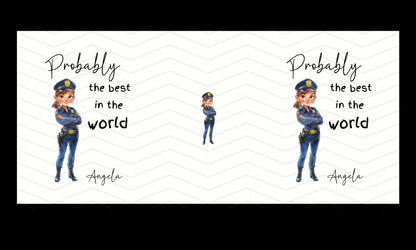 Police officer mug with name