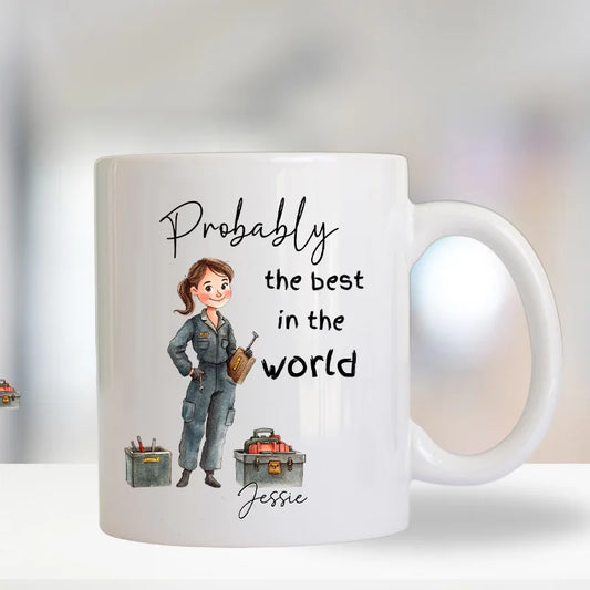 work lady mug for women