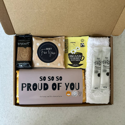 small so proud of you chocolate and treats box for him or her