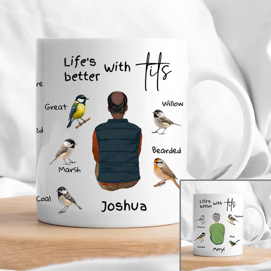 Life’s Better with Tits personalised mug