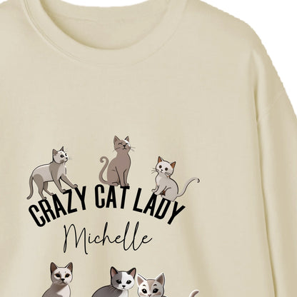 Cosy Crazy Cat Lady sweatshirt