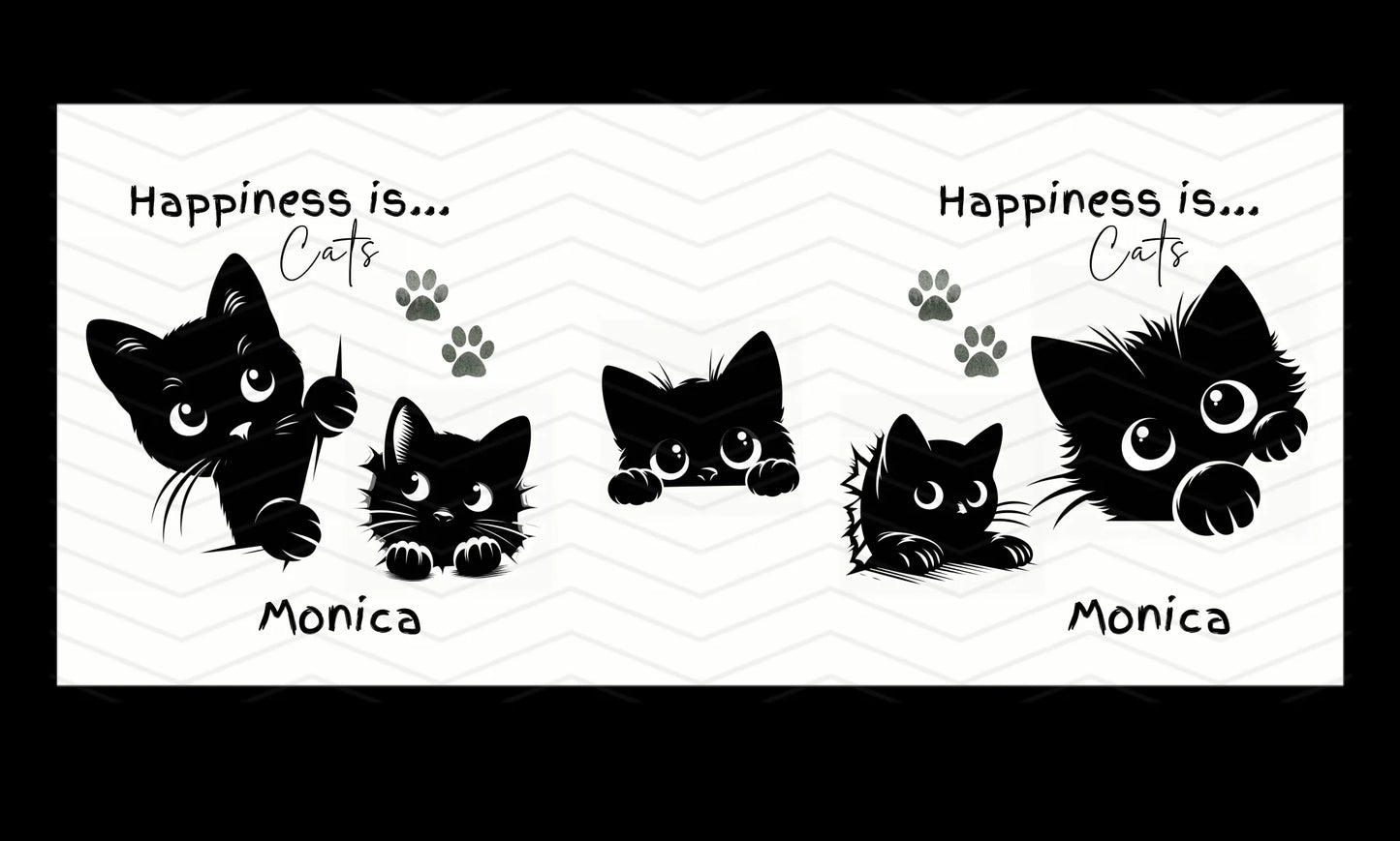 cat themed personalised gift