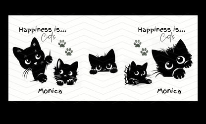 cat themed personalised gift