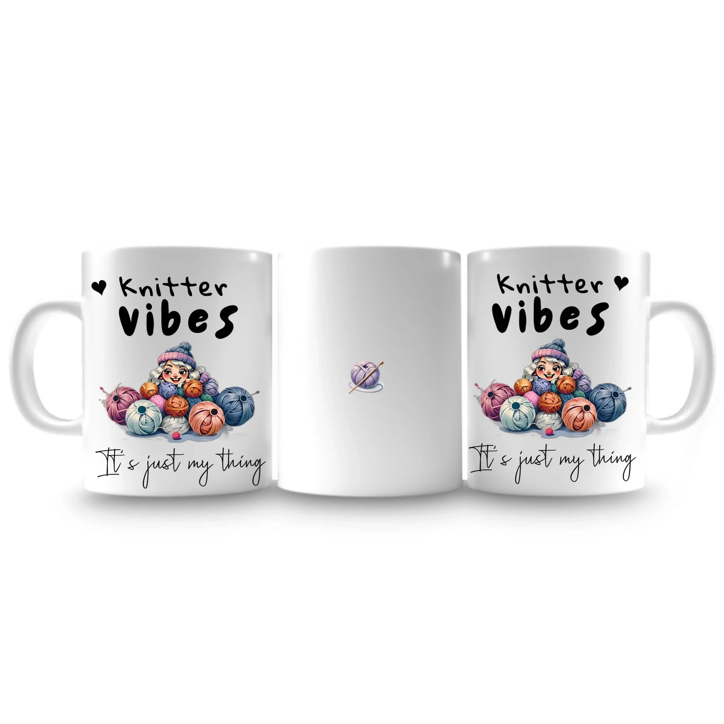 Funny knitting coffee mug
