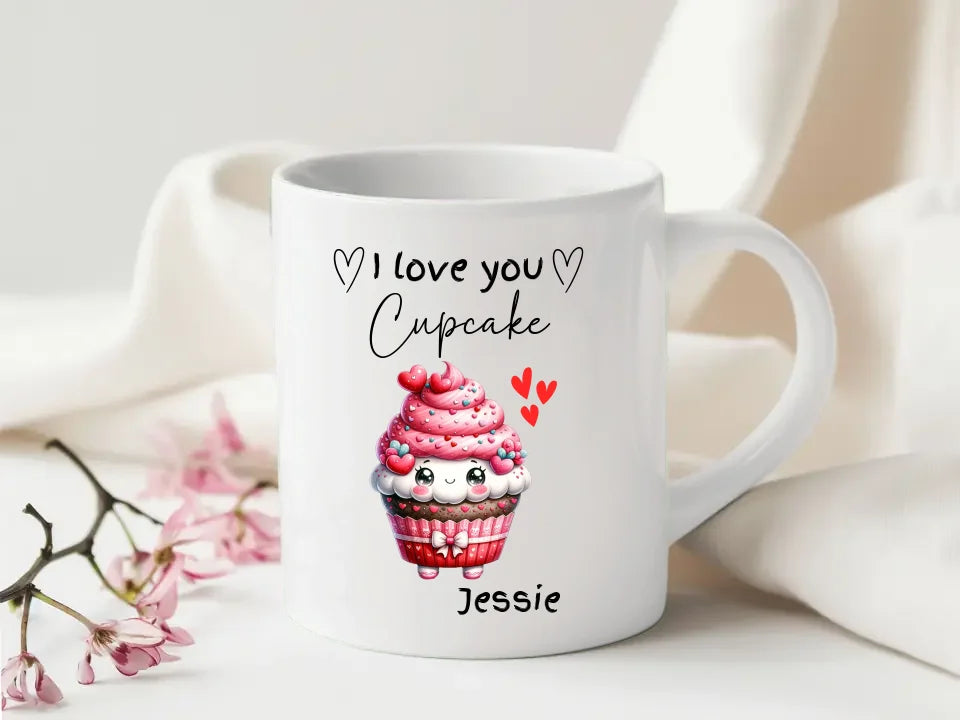 Custom name Valentine’s Day cup