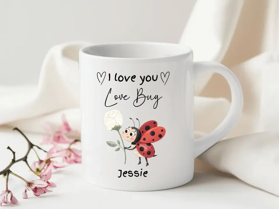 I love you Adorable ladybird gift mug