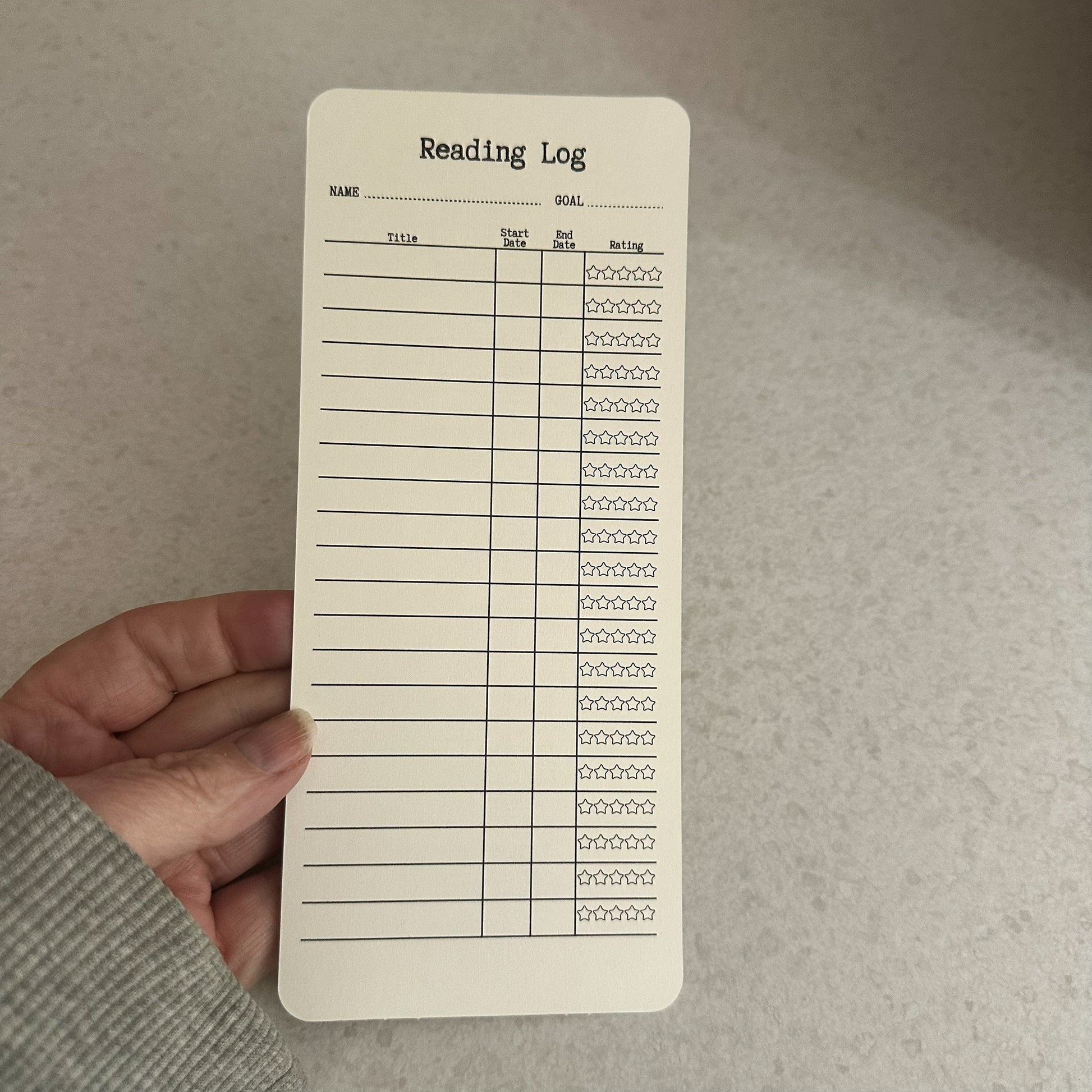 Bookworm gift with reading tracker