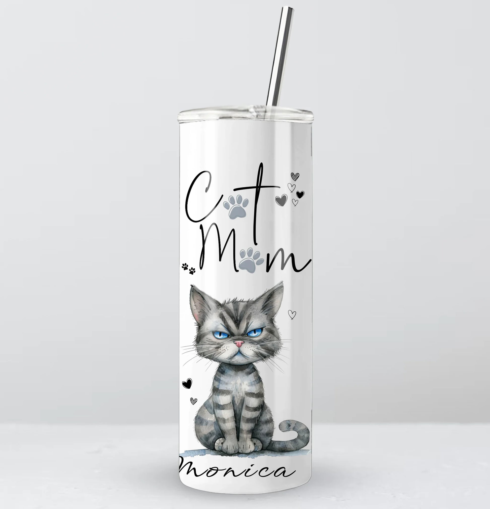 Stylish cat drinkware