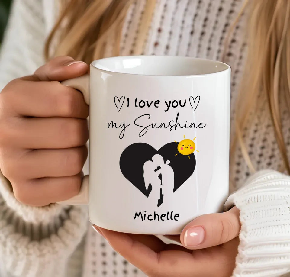 Romantic Couple Silhouette Mug