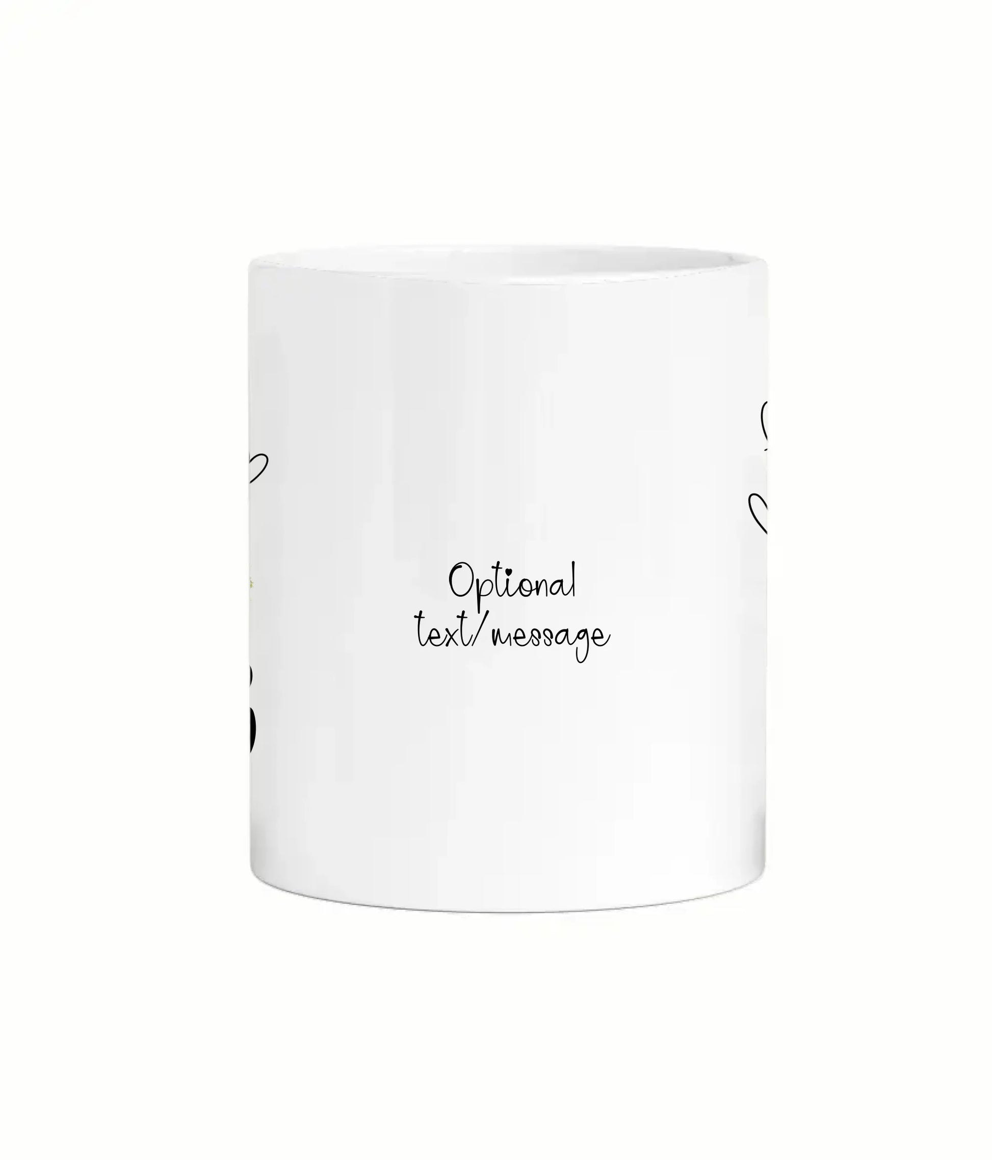 Sweary mug with hearts