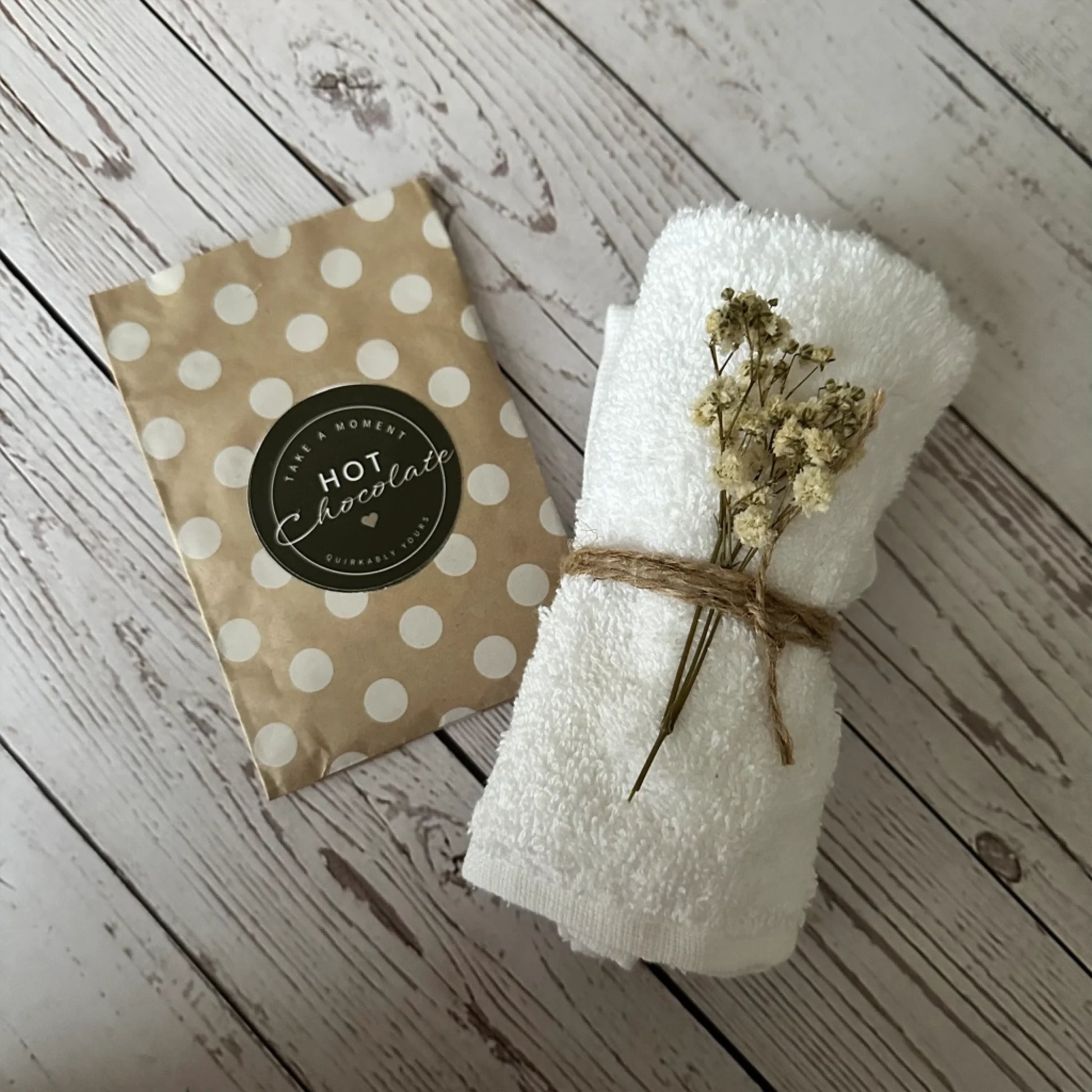 self care box for women in neutral colours