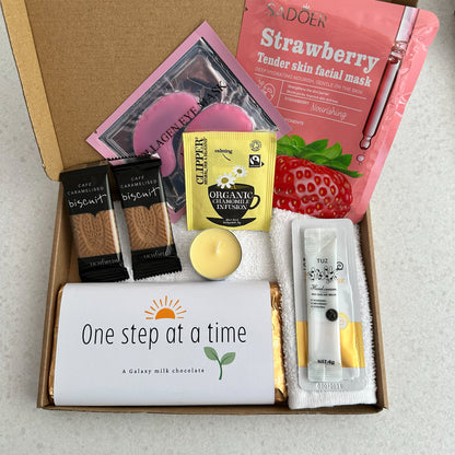 Motivational gift box UK designed for stress relief and reassurance