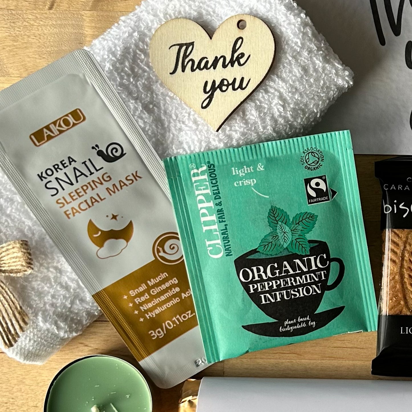Self care Thank You gift box for a friend or colleague