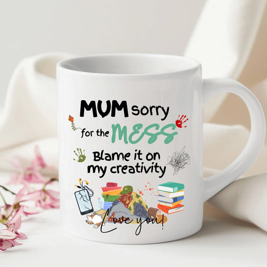 Personalised funny mug for mum