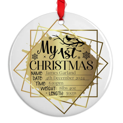 spread the news new baby tree decoration