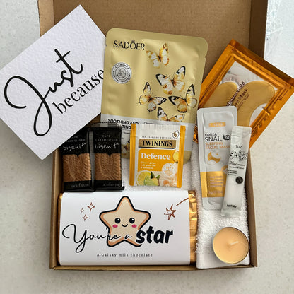 Staff appreciation gift box with “You’re A Star” message