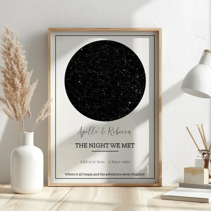 personalised galaxy map